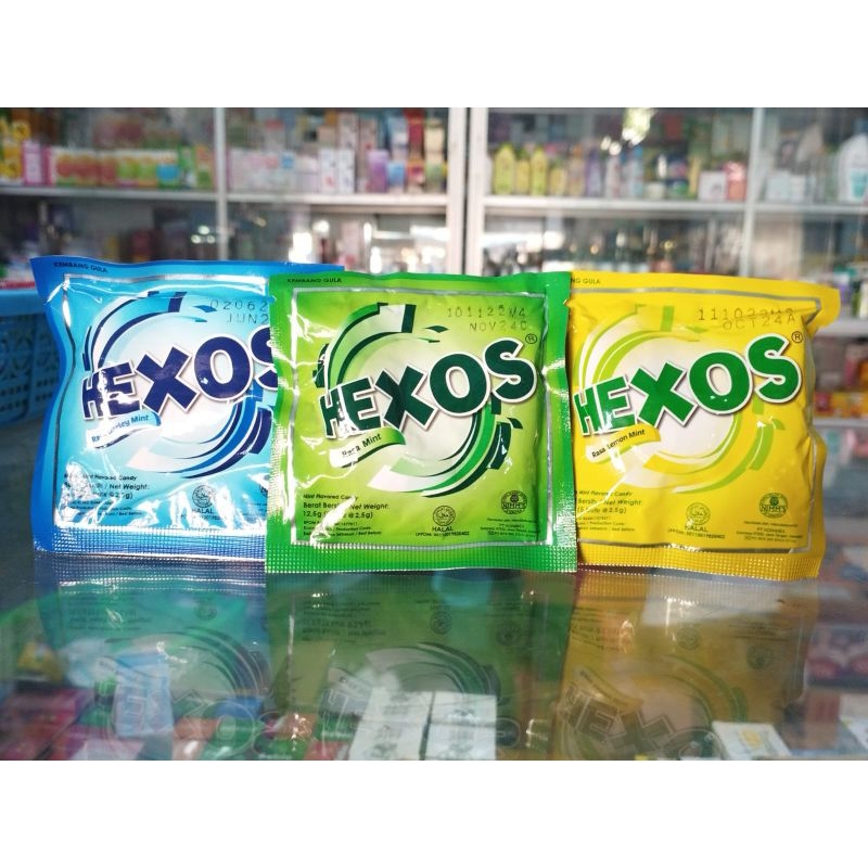 

HEXOS PERMEN MINT SACHET