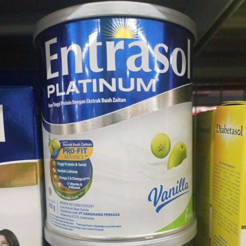 

ENTRASOL PLATINUM VANILA 400GR