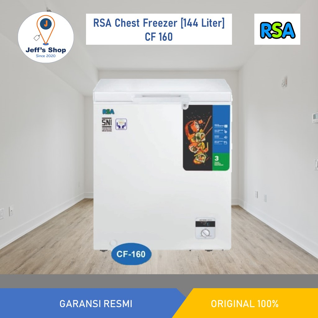 RSA Chest Freezer / Freezer Box [144 Liter] CF 160
