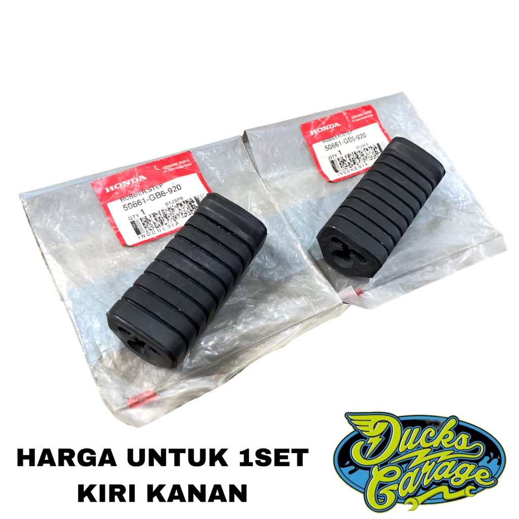 Karet Step Foot Footstep Depan Asli Honda Win 100 Win100 Original