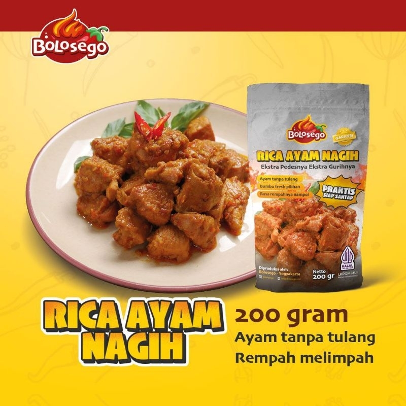 

BARU! RICA AYAM Fillet NAGIH 200 GRAM