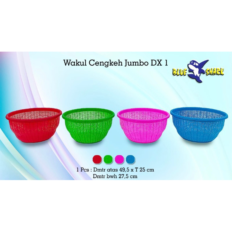 Wakul Cengkeh Jumbo / Bakul Plastik Jumbo Keranjang Bulat Serbaguna