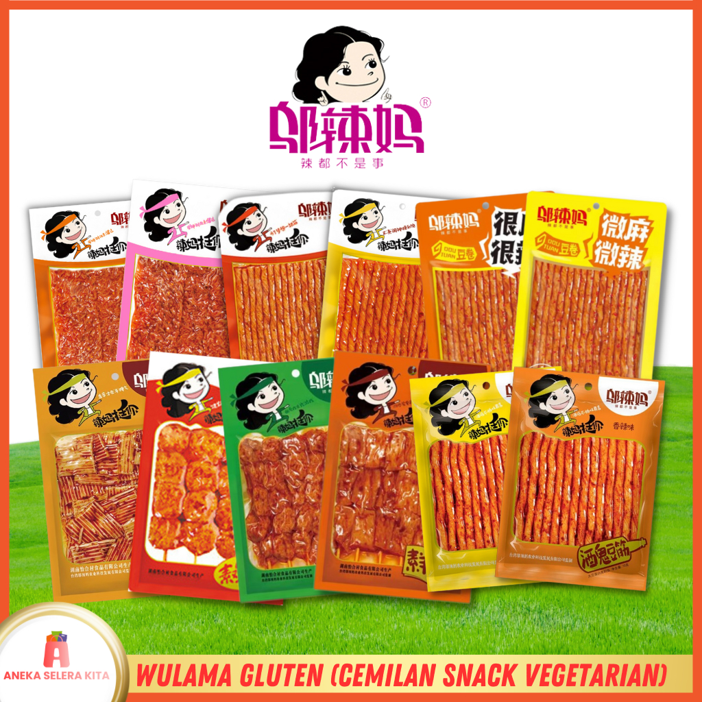 

ANEKA Wulama Gluten Spicy Tofu Latiao Cemilan Snack Vegetarian