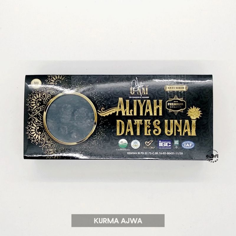 

KURMA AJWA ALIYAH UNAI 500 g