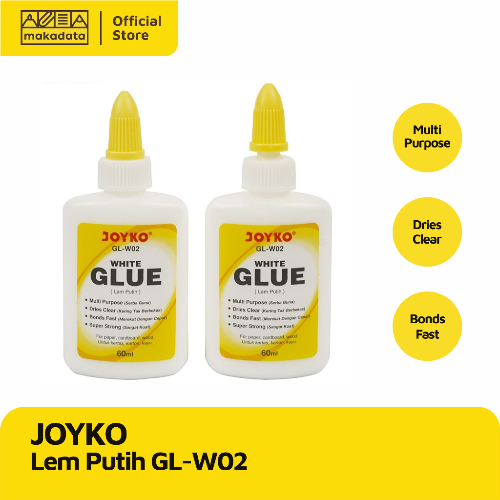 

GLUE / PEREKAT / LEM CAIR JOYKO 60 ML GL-W02 (1 PCS) MURAH