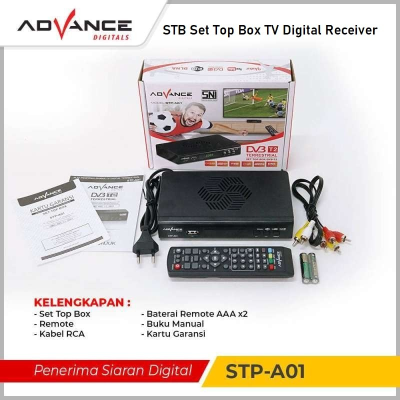 STB Set Top Box TV Digital Receiver/Menerima Siaran Tv Digital Full HD