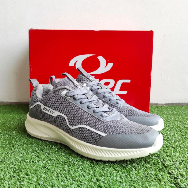 Sepatu Running Astec GRIM Grey Original