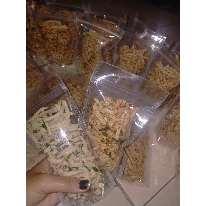 

Basreng Pedas daun jeruk dan Basreng Original