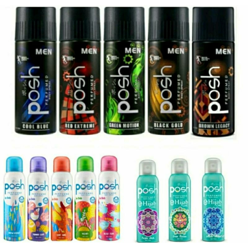 posh body spray 150ml posh men