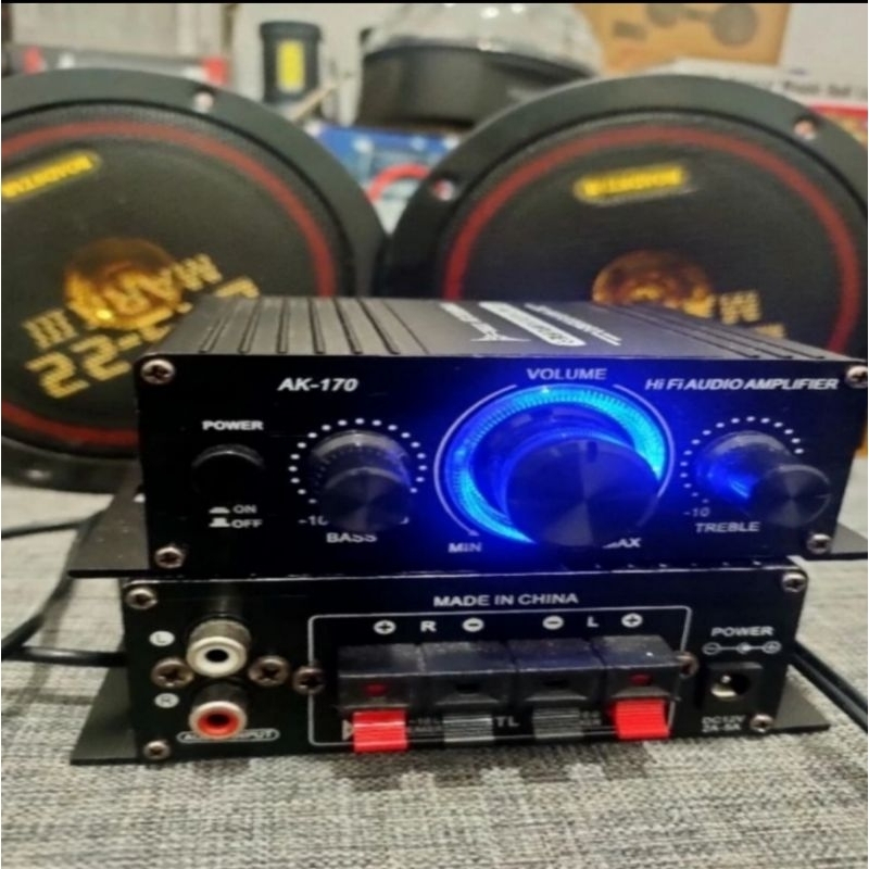 JUAL RUGI AMPLIFIER FULL BASS STEREO SUPER JEDUG JEDUG BISA DIPAKAI DIRUMAH & MOBIL [COD]