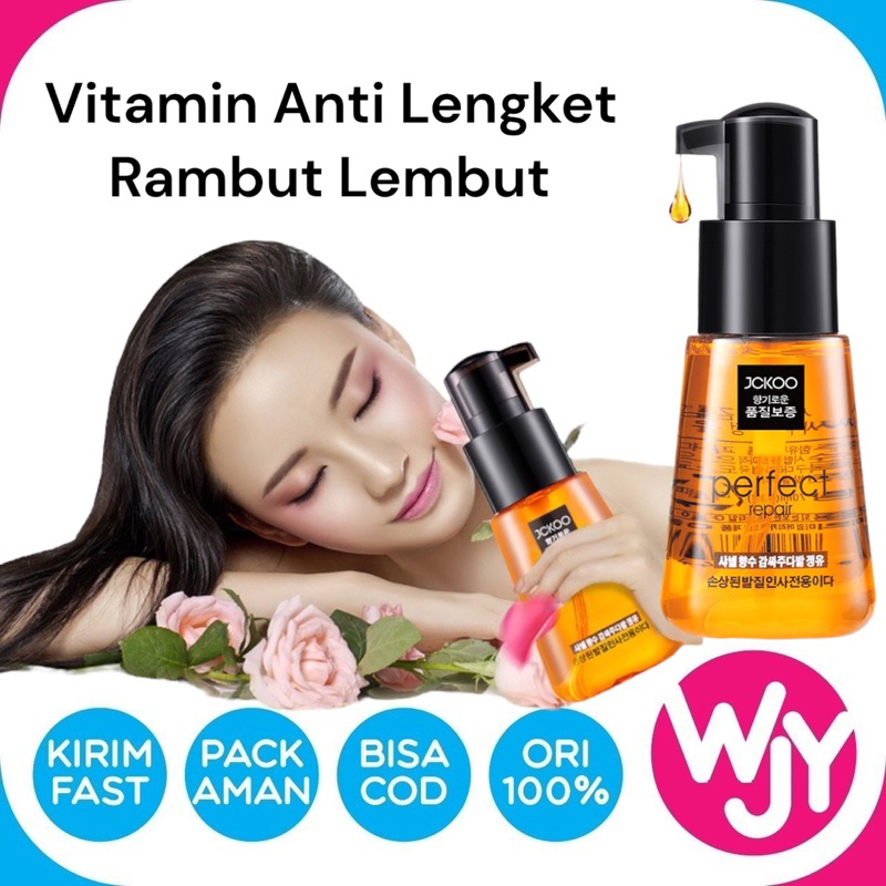 JCKOO Korean Perfect Hair Repair Serum/ Serum Vitamin Rambut Ellips 70 ML
