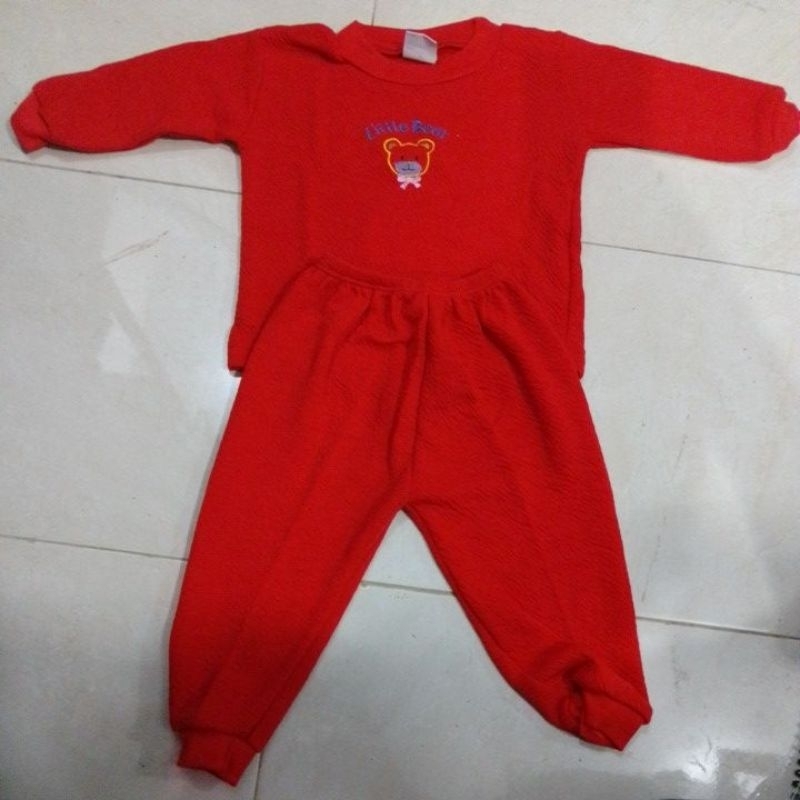 NEW - BAJU ANAK BAYI SETELAN KAOS CELANA PANJANG TRAINING BABY DOLL BAJU TIDUR ANAK BAYI LAKI LAKI P