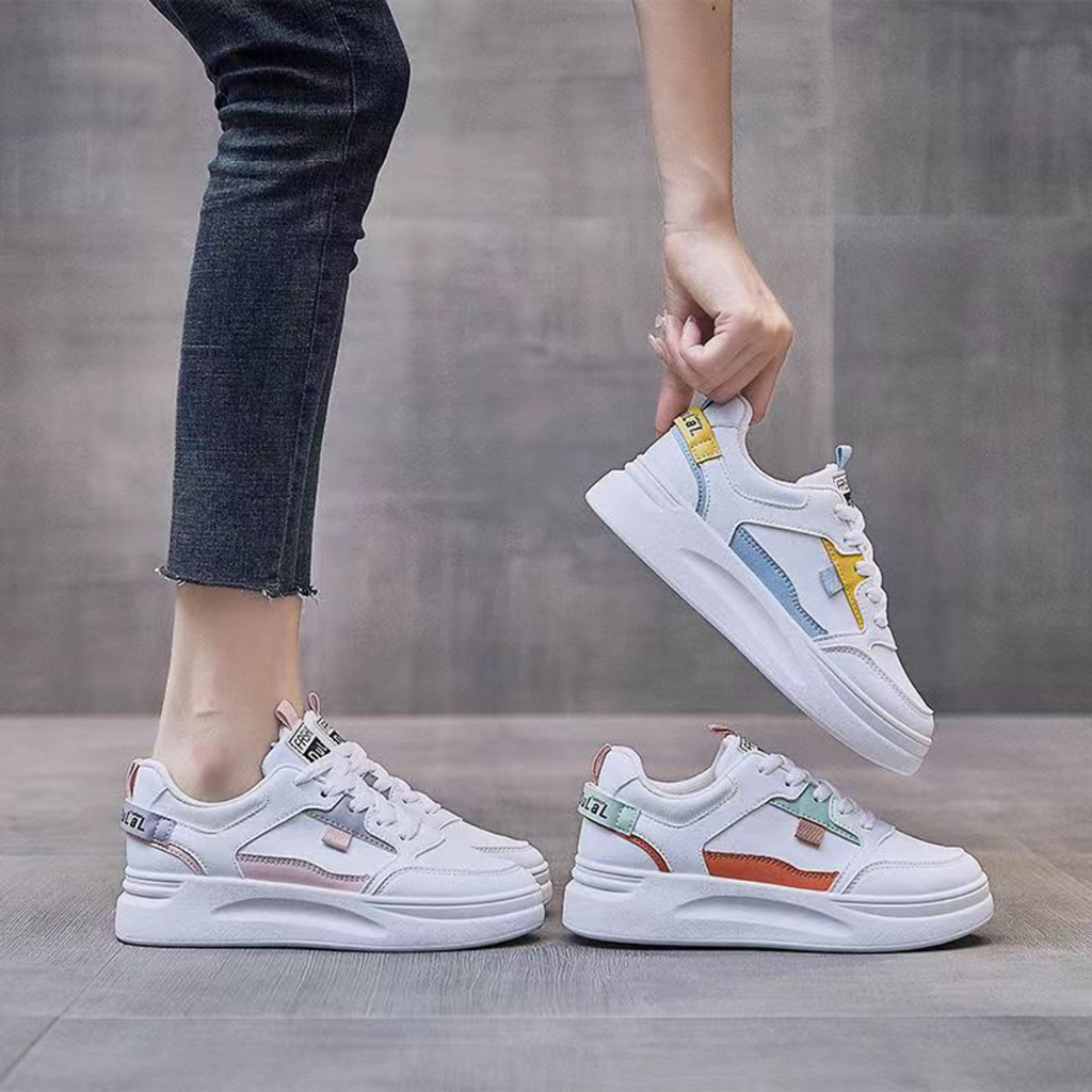 Sepatu impor Sepatu Sneakers Premium Putih Import Wanita Dewasa Terbaru Original