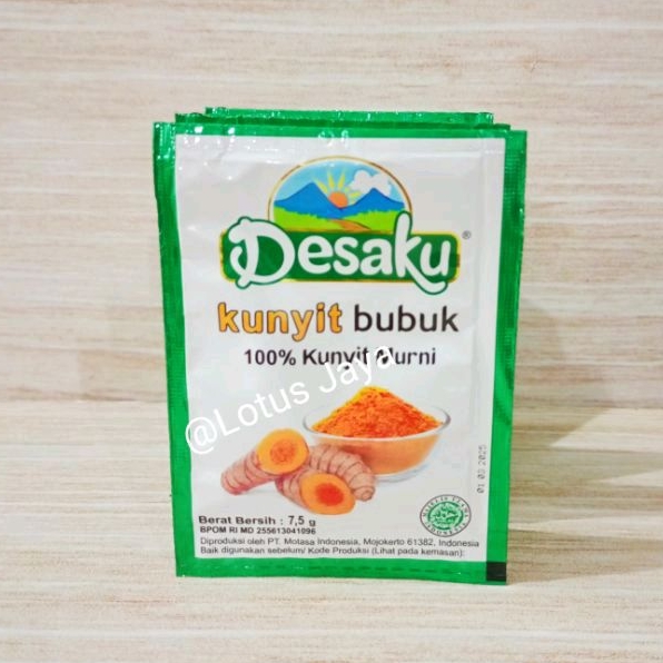 

Desaku Kunyit Bubuk 10g [1Renceng/12pc]