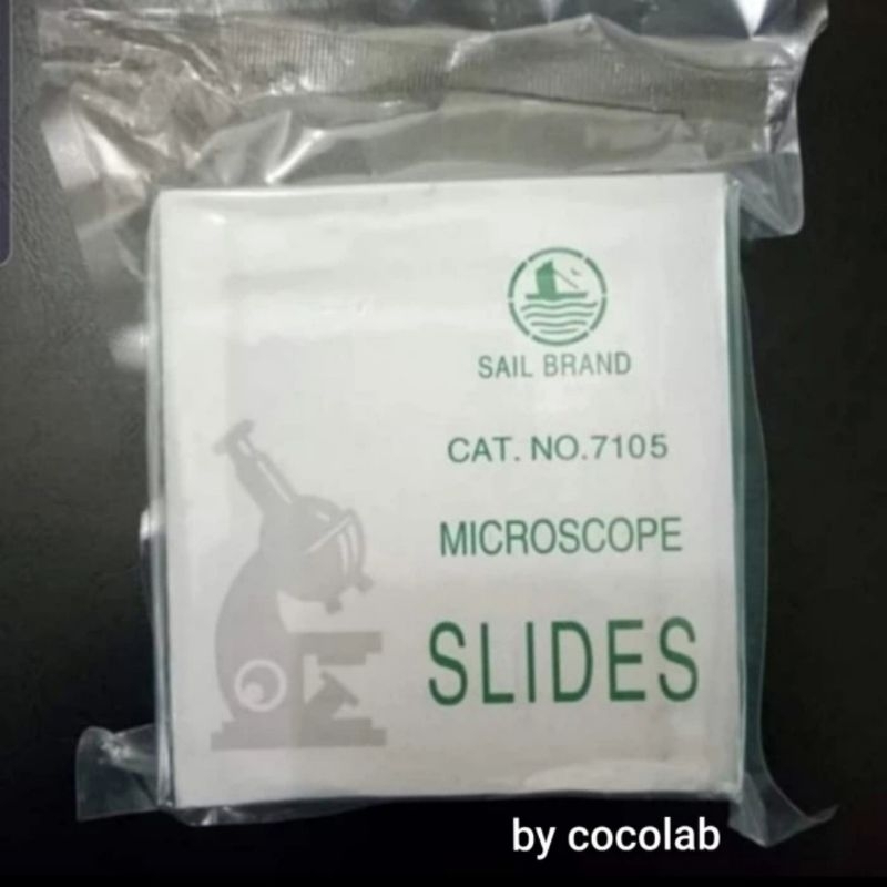 Object Glass 7105, Slide Mikroskop SAIL BRAND, Frosted