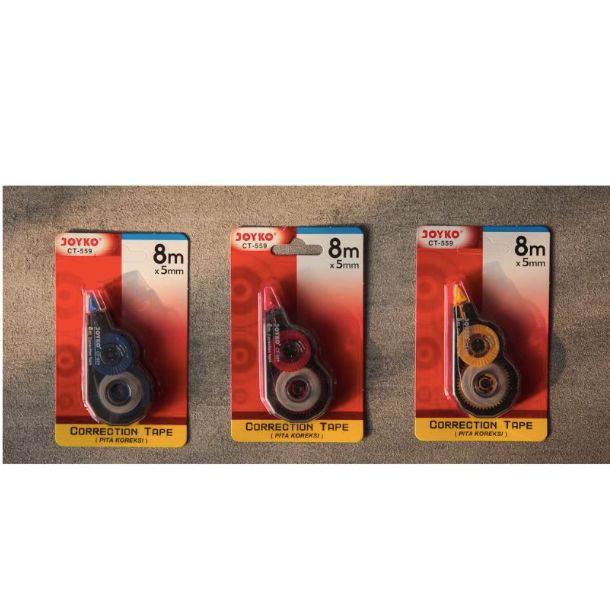

ENISOO STORE - Correction Tape Joyko CT-559 / tipe x kertas 8mx5mm ( 1pcs )