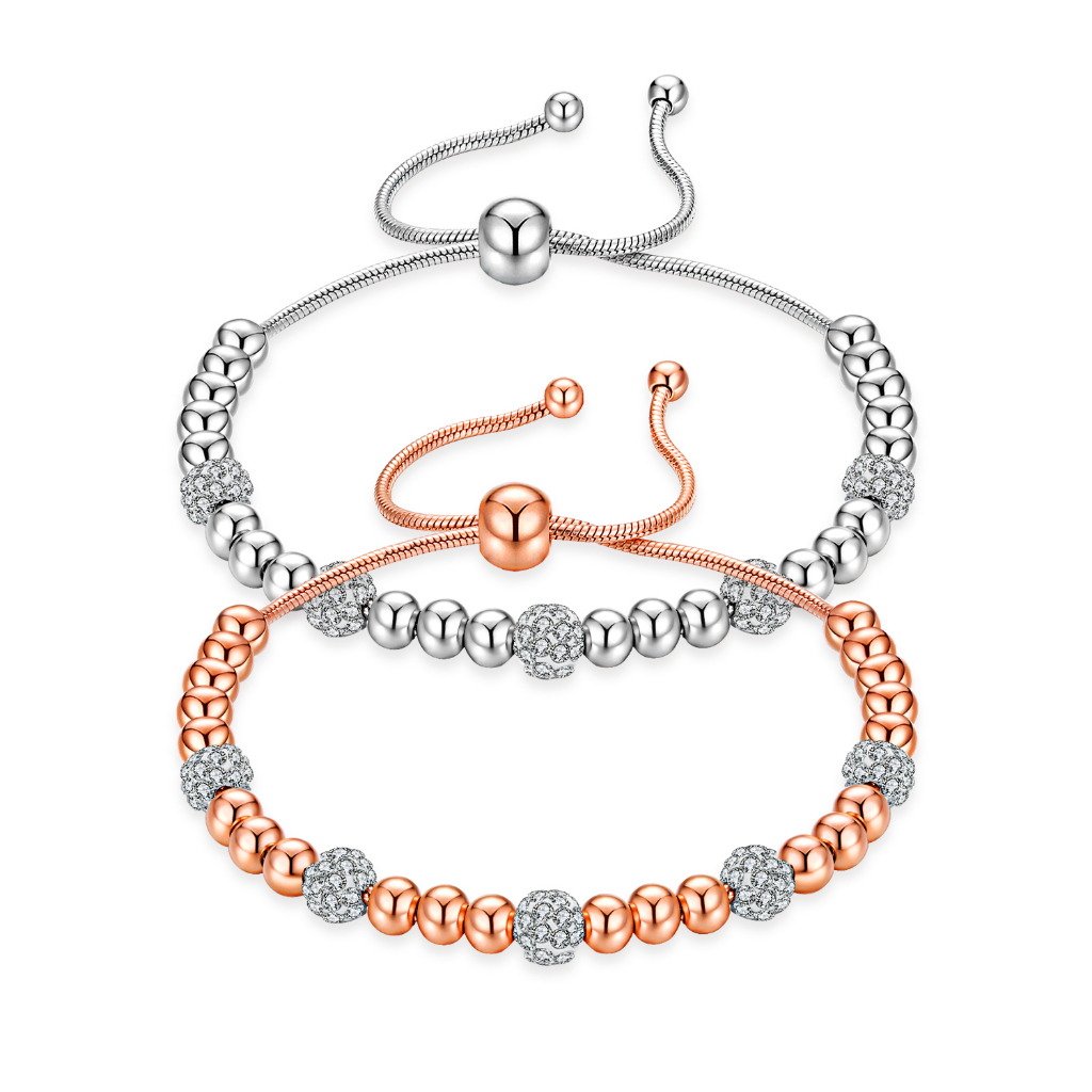 OLEVS Anting Titanium Wanita Couple Pria Fashion Mawar Emas Liontin Berlapis Emas Putih Aksesoris Ha