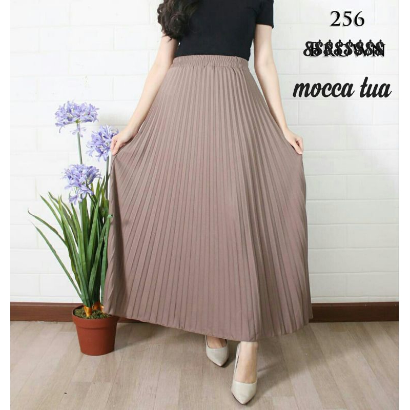 ROK PLISKET PREMIUM/PLEATED SKIRT/ROK PLISKET MURAH/BAWAHAN