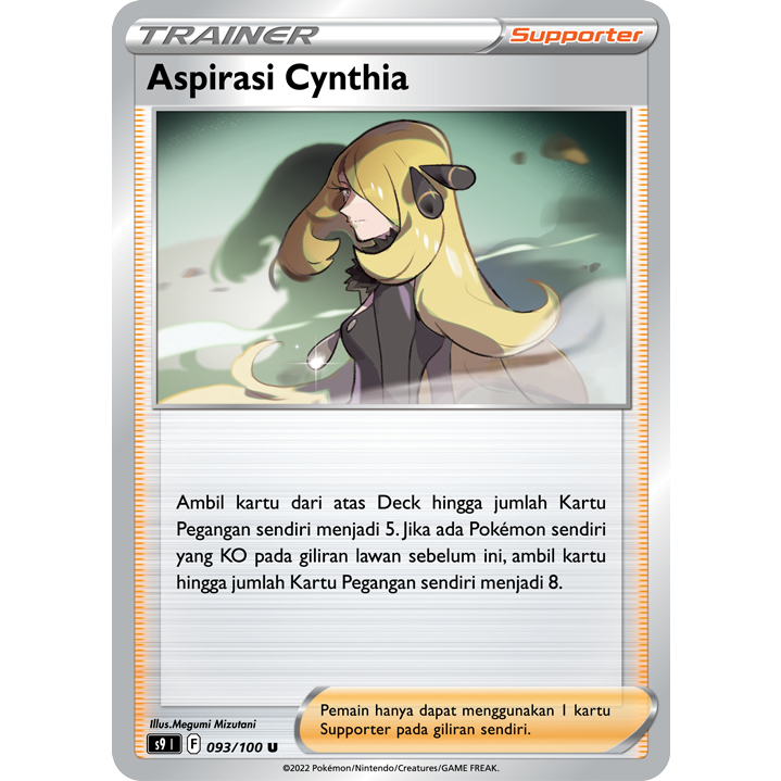POKEMON TCG INDONESIA ASPIRASI CYNTHIA S9 093/100