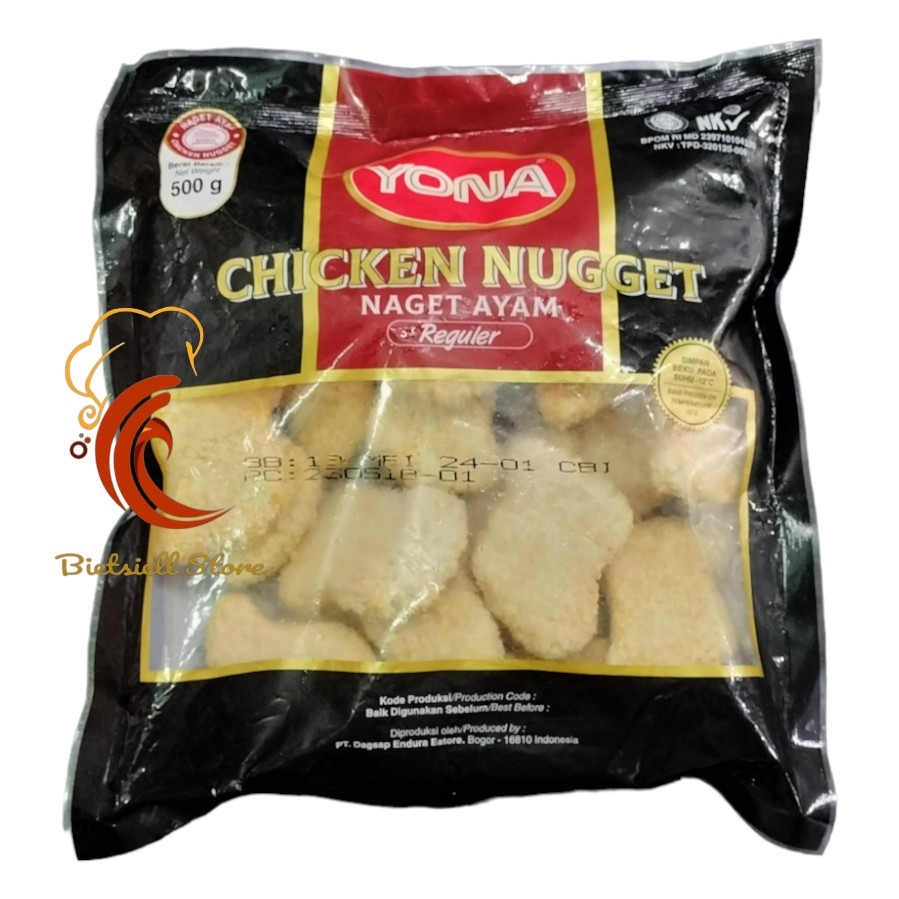 

Yona Chicken Nugget Naget Ayam 500 Gr