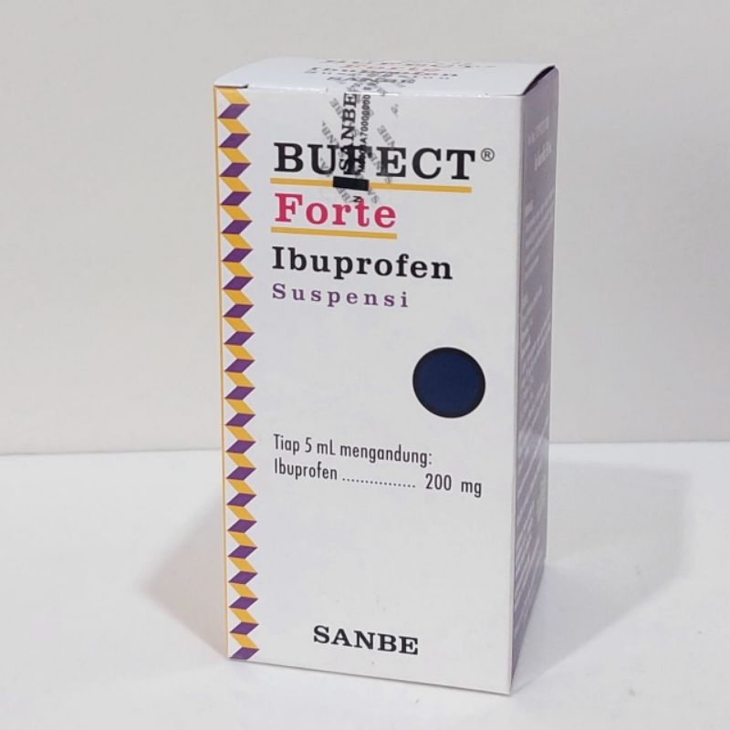bufect forte sirup obat demam & sakit gigi anak / anti nyeri