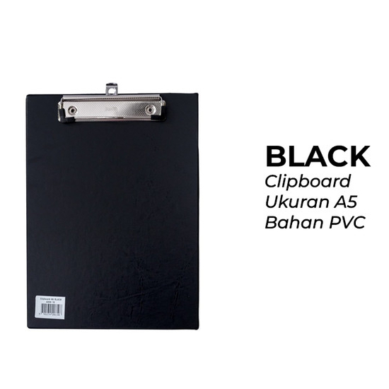 

Bantex Mini Clipboard A5 Papan Ujian Black