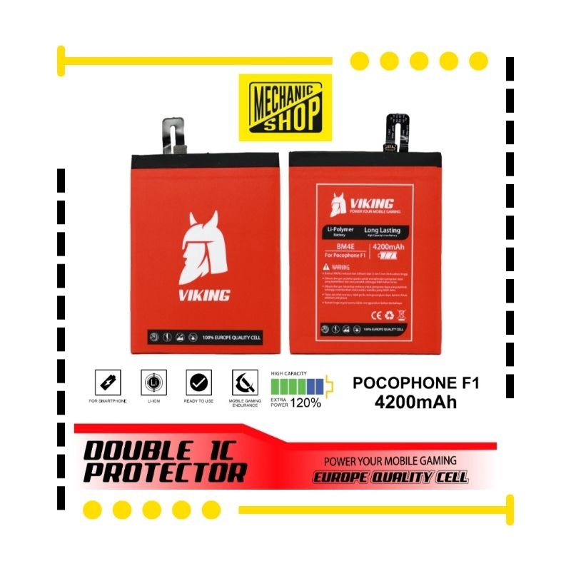 BATERAI VIKING XIAOMI POCOPHONE F1 (BM4E) DOUBLE POWER