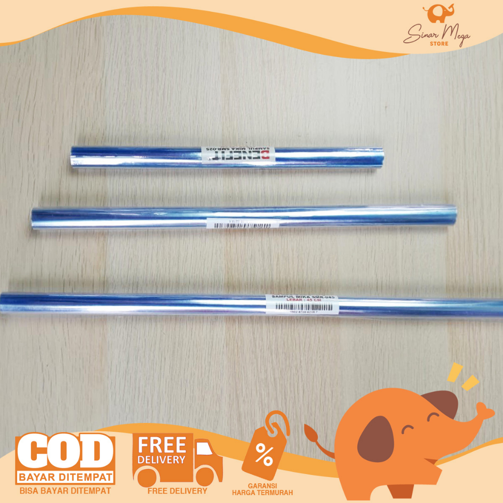 

Benefit Sampul Mika Roll 45 x 400 cm / Sampul Buku Plastik Mika Gulung