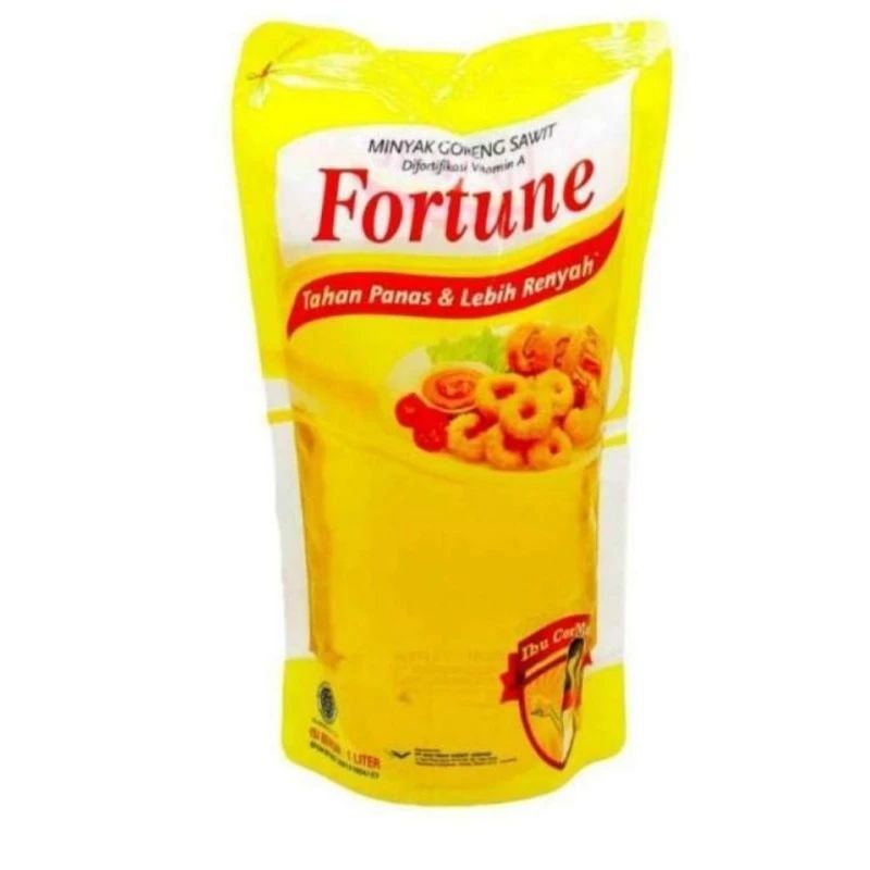 

Fortune Minyak goreng Kemasan Pouch 1 Liter & 2 Liter