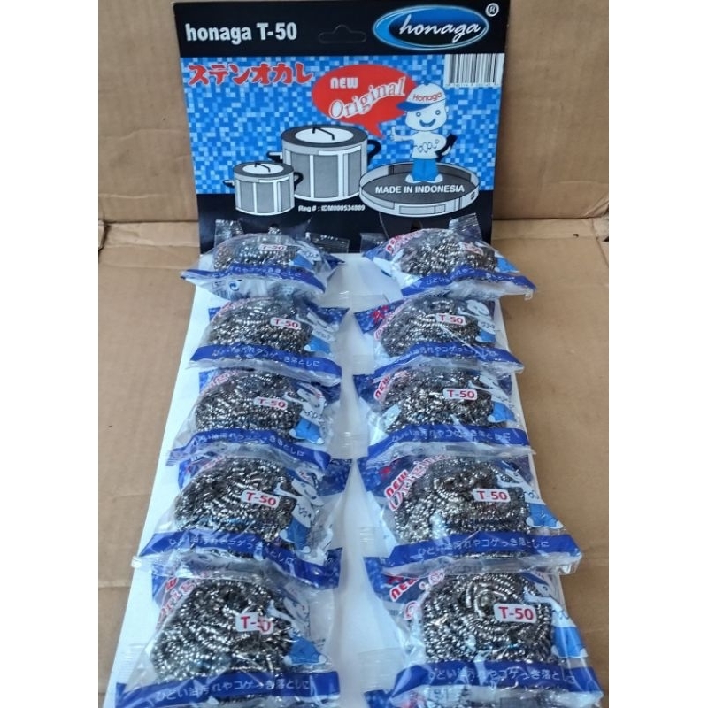 Gosok panci HONAGA T50/T38 steanlis grenjeng 1 pcs