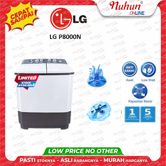 [CIANJUR] Mesin Cuci LG P 8000 N