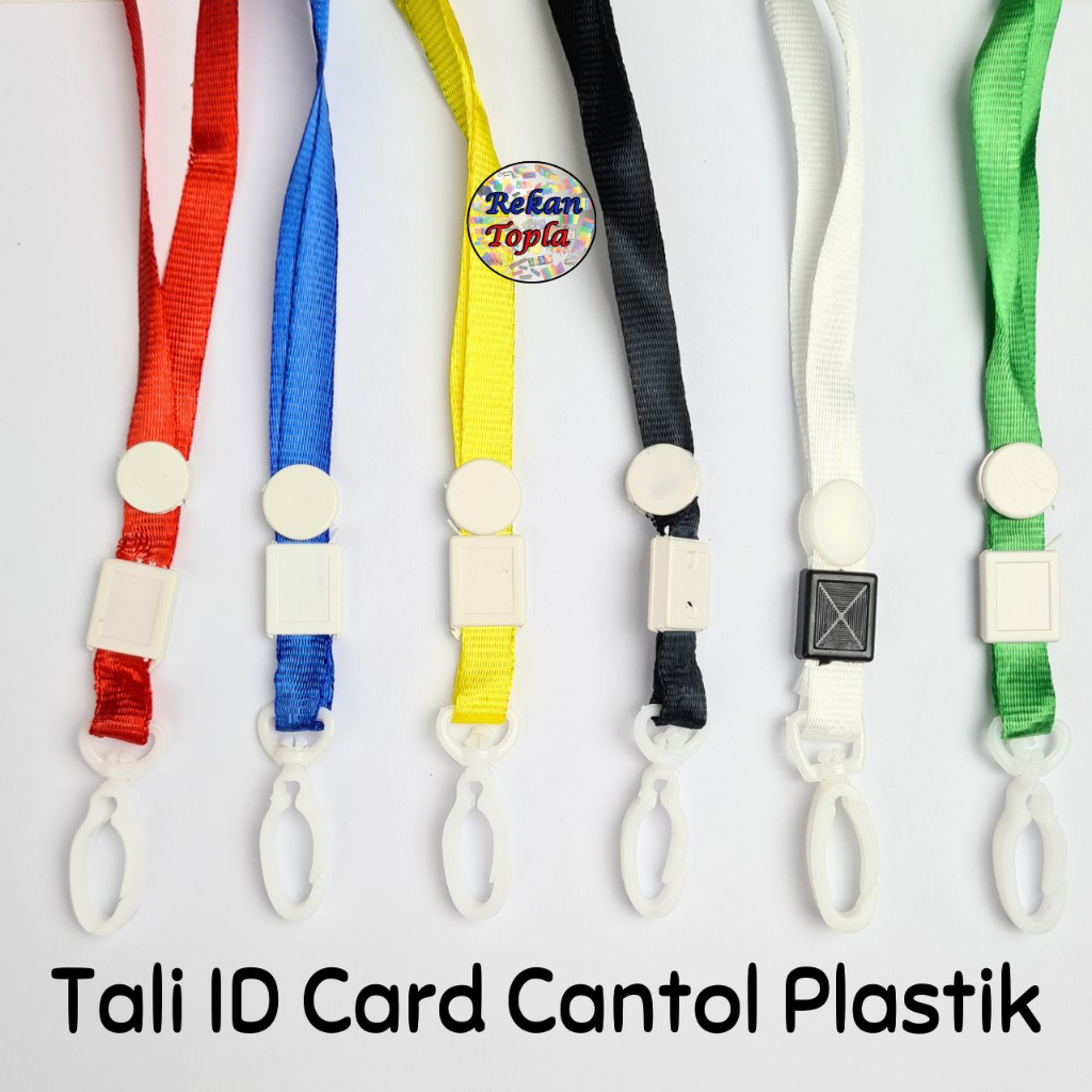 

Tali Cantol Kew Kew Tali ID Card Cantol Tali lanyard Tali Panitia Tali oval Tali Pengait Tali 1 Cm Cantol Id Card Tali Gantungan name Tag Panitia Tali Cantol Plastik