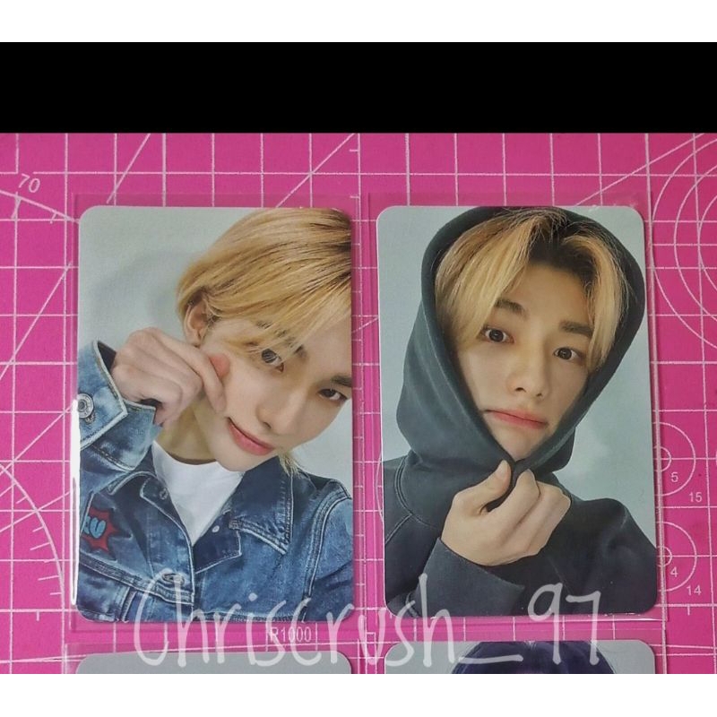 PC Photocard LD Lucky Draw 5 STAR Round 4 R4 Hyunjin SET ONLY Hoodie + Denim Stray Kids Official