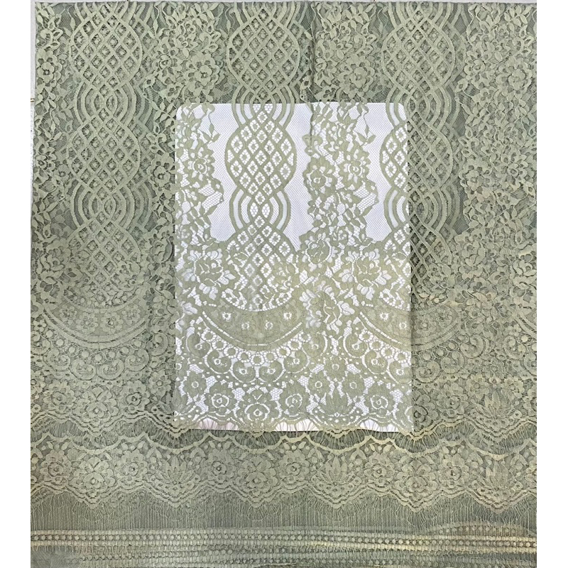 BAKAL KAIN KEBAYA RENDA BRUKAT SEMI PRANCIS ARIEL