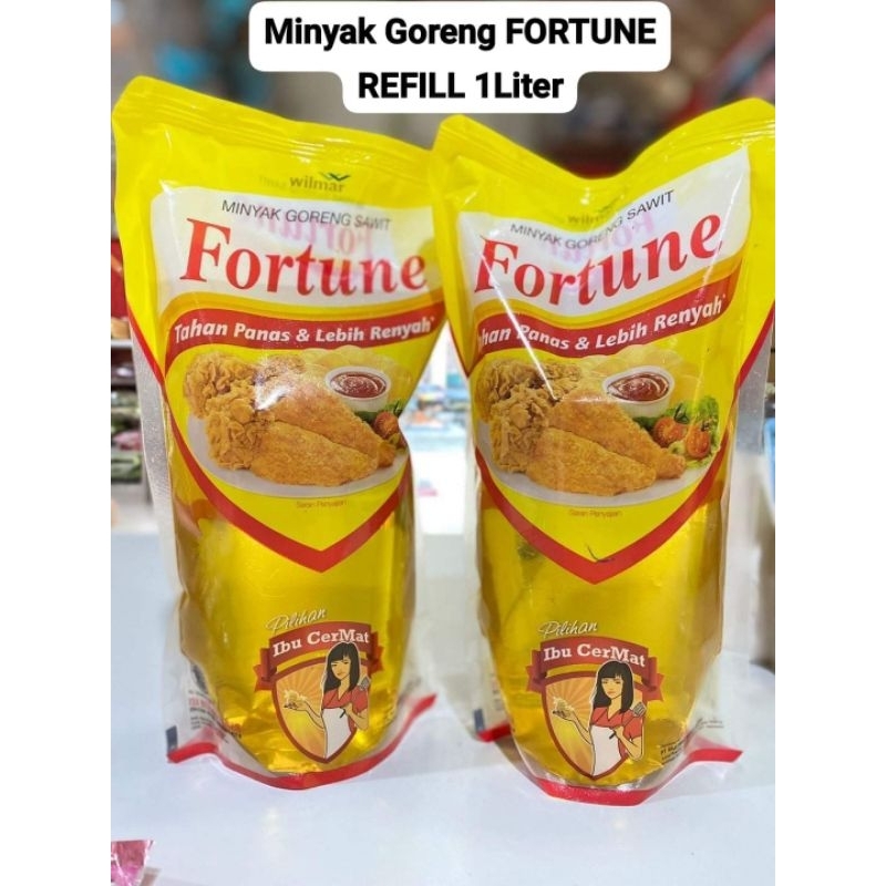 

Minyak goreng kemasan fortune 1L