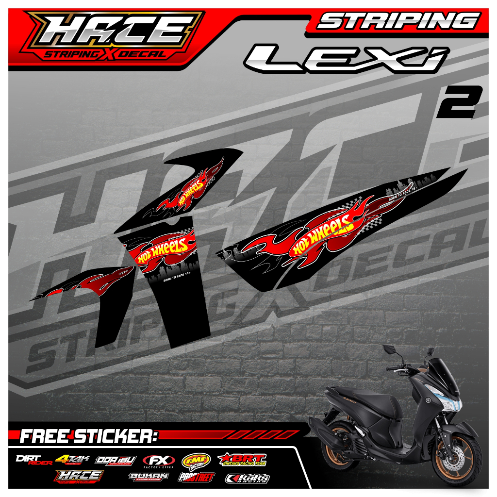 108 STRIPING LEXI OLD - STRIPING LEXI OLD PREMIUM HOT WHEELS