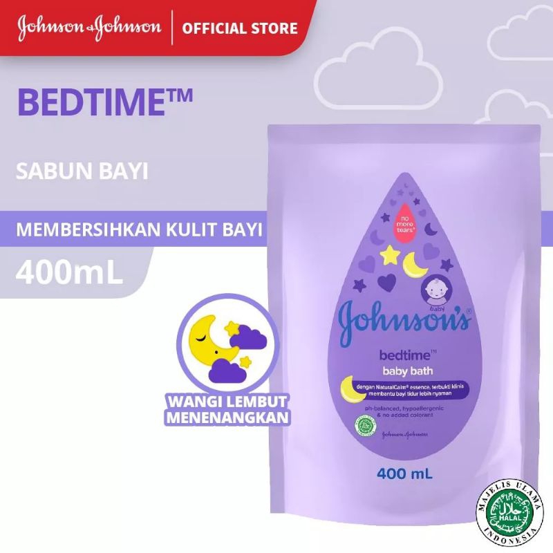 Jonhson Bedtime Sabun Bayi Cair 400ml - Sabun Cair Bayi