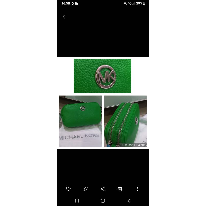 nwot Mk fulton double zip crossbody