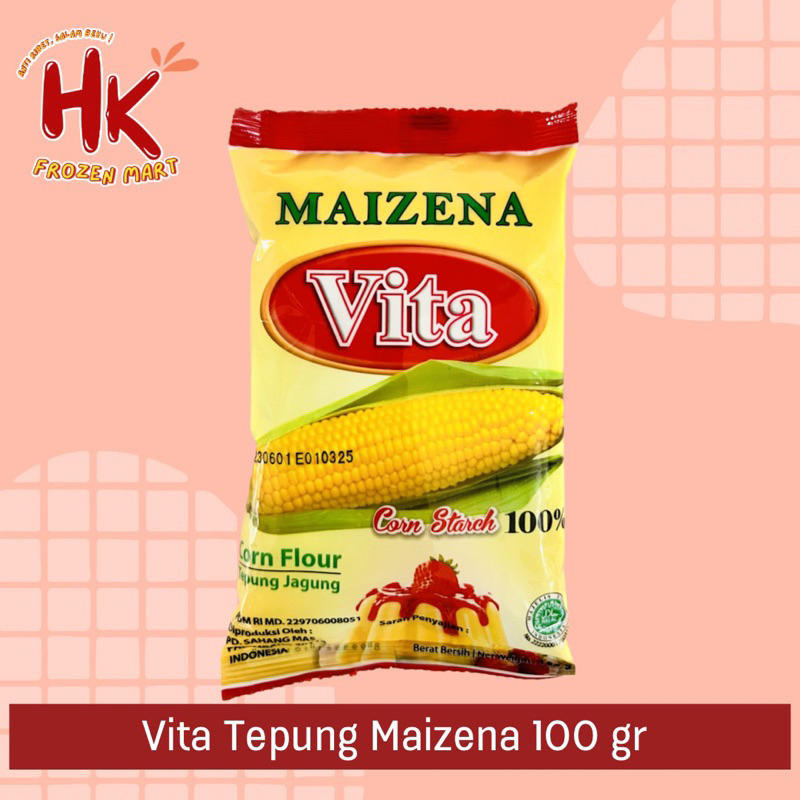 

Vita Tepung Maizena 100gr | corn starch maizenaku tepung jagung HK FROZEN MART