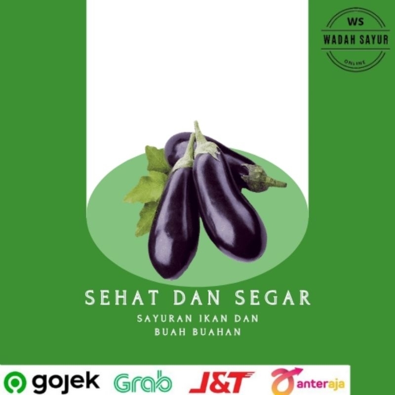 

Terong Ungu Segar ( 500 Gram ) | Wadah Sayur Bogor