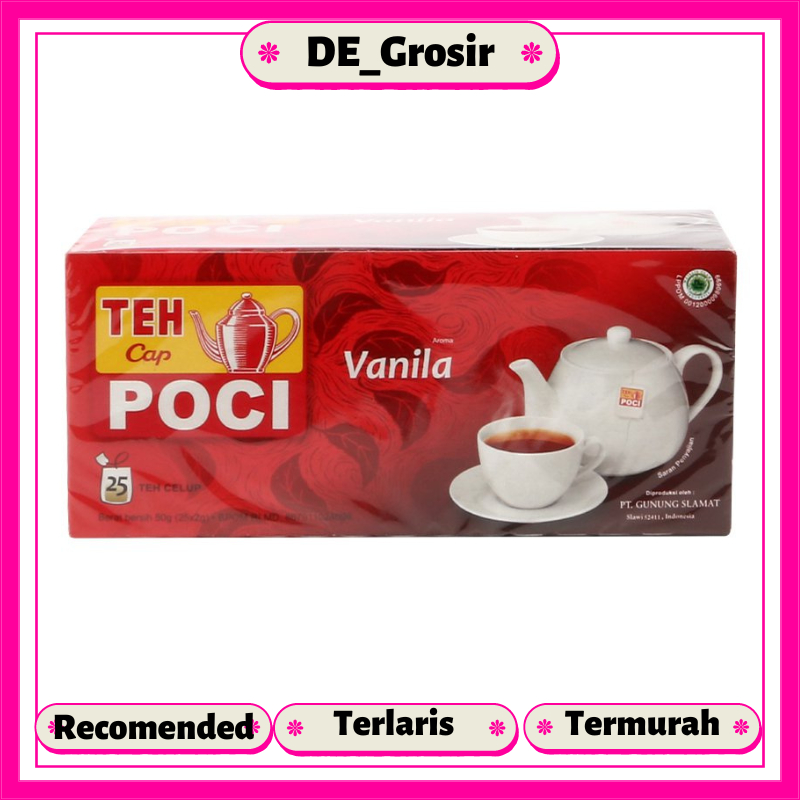 

Teh Cap Poci Teh Celup Aroma Vanilla 25 Bags - Teh Poci - Tea Bag