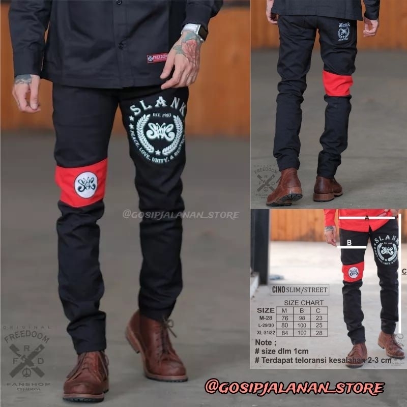 CELANA CHINO PANJANG SLANK || 100 % ORIGINAL SLANKERS || SLANK 1983 || CELANA PRIA WANITA DISTRO