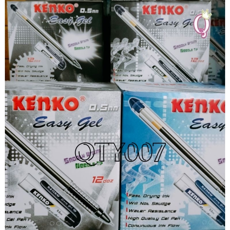 Pulpen Easy Gel Kenko 0.5 mm / pulpen gel / pulpen lancip / pulpen murah