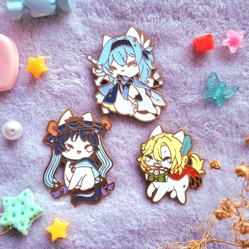 Genshin Impact Cat Enamel Pins PART 2