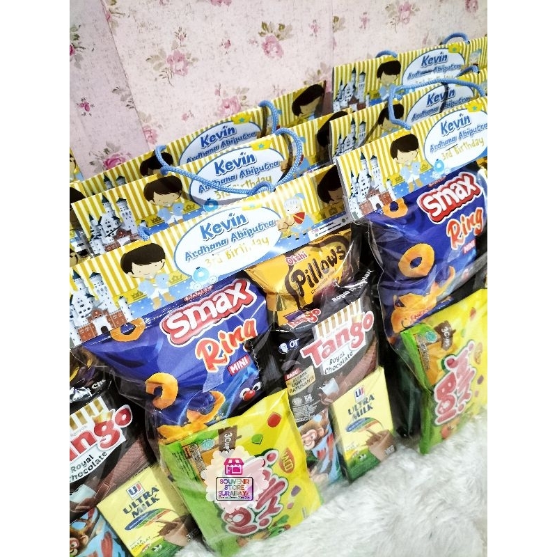 

Snack Ultah Kekinian || Bingkisan Ulang Tahun Murah || Paket Snack Ultah 13rbann