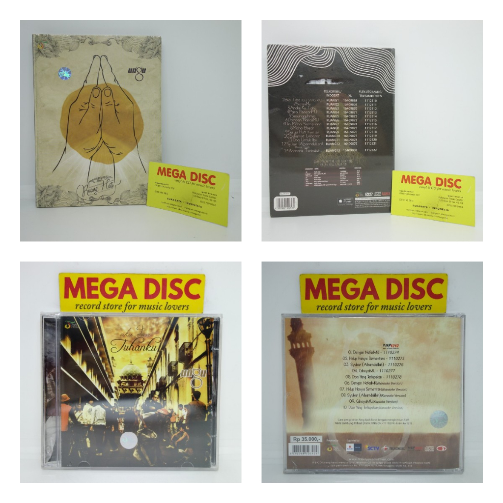 CD Ungu Album Audio Lagu Musik Indonesia - Cek Varian / Barcode