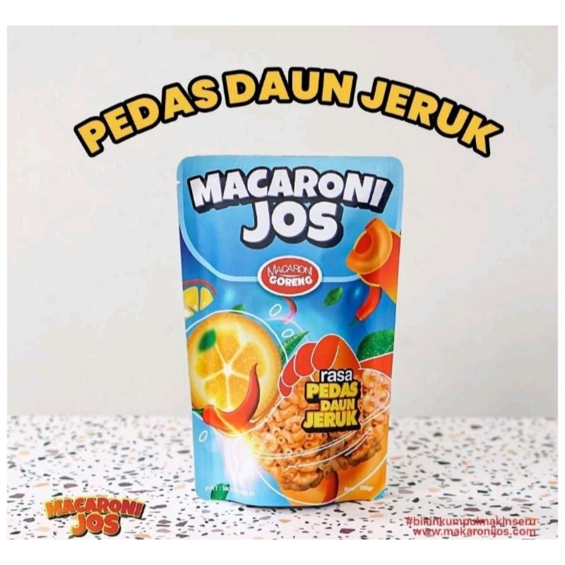 

makaroni snack renyah rasa pedas daun jeruk