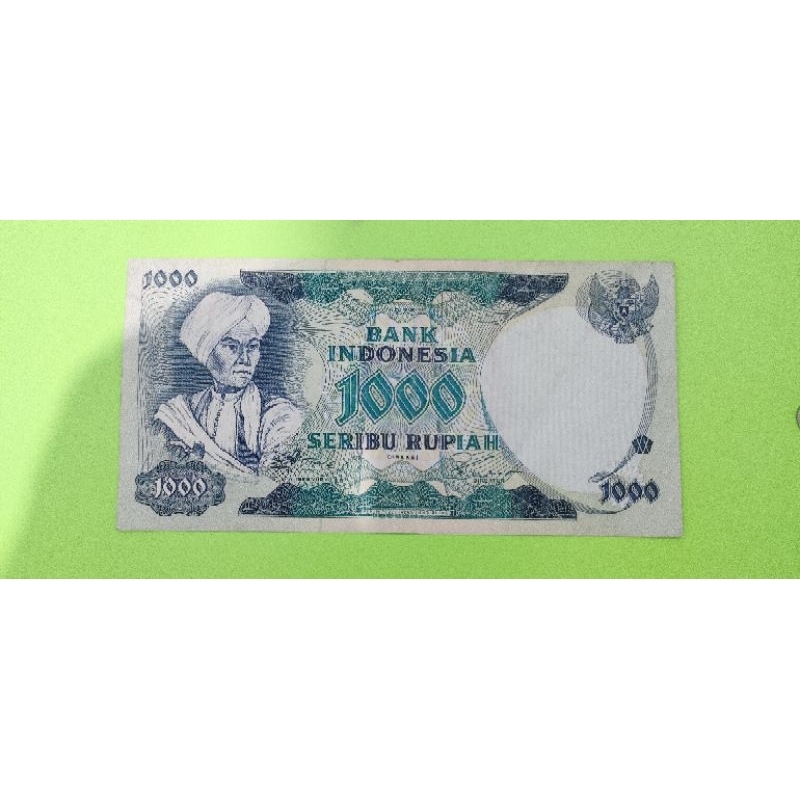 Uang Langka 1000 rupiah Pangeran Diponegoro