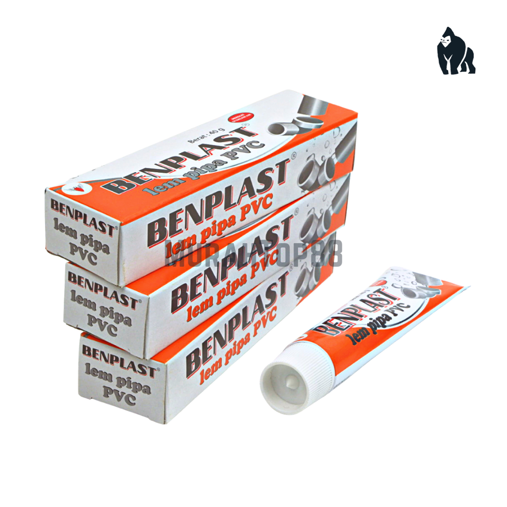 Lem Pipa PVC Paralon Benplast 40 gr / Lem Tube Tahan Air