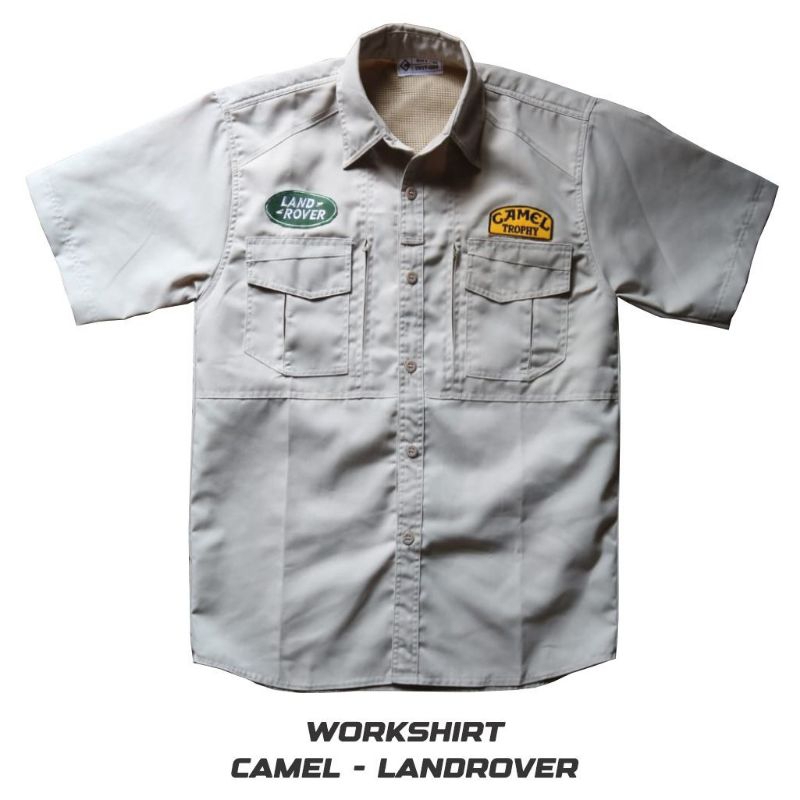 Workshirt Land Rover - Kemeja Land Rover - Workshirt Camel Thropy - Kemeja Camel Thopy